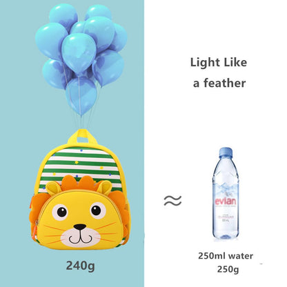Toddler Backpack Neoprene Zoo Kids Casual Backpack Water Resistance Kindergarten Preschool Bags for Little Boys Girls (Giraffe)