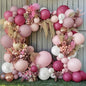 Dusty Blue Balloon Garland Double Stuffed Slate Pastel Blue White Sand Pearl Balloon Arch Kit for Baby Shower Birthday Bridal Shower Wedding Graduation Party Decorations