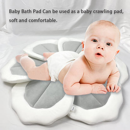 Baby Bath Pad for Infant Bathtub Sink - Flower Mat Tub Lounger - Petal Soft Supports Newborn Bathing Insert Seat - 31" (Pink)