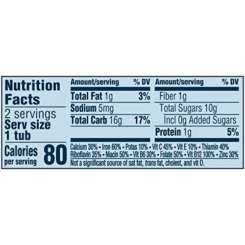Gerber Baby Food 2nd Foods, Mixed Cereal, Pears & Cinnamon with Oatmeal Puree, 4 Ounce Tubs, 2-Pack (Pack of 8)