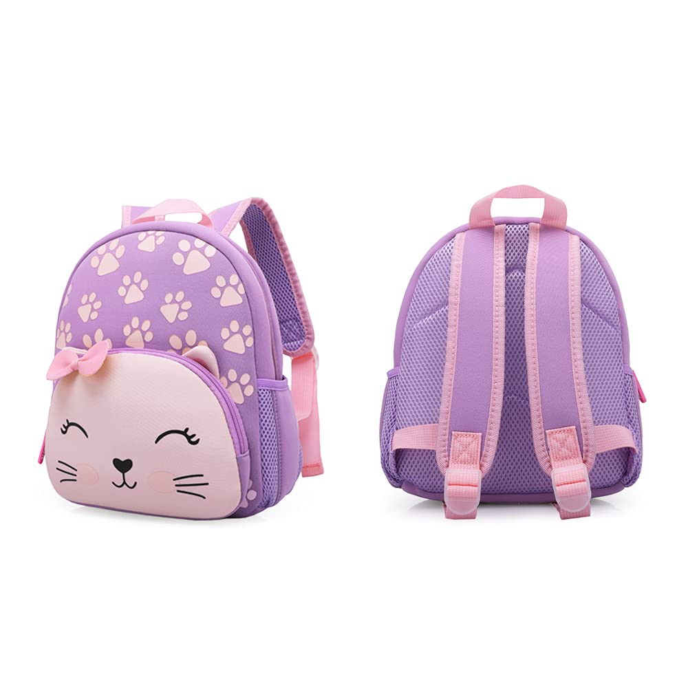 KK CRAFTS Preschool Backpack Toddler Neoprene Animal Schoolbag Lunch backpack for Kids Boys Girls(Dinosaur)