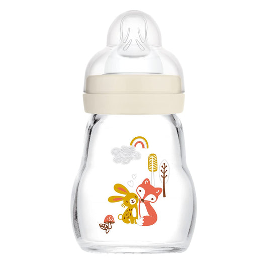 MAM Feel Good Glass Bottle (170 ml, Unisex)