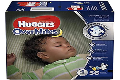Huggies Size 5 Overnites Baby Diapers: Overnight Diapers, Size 5 (27+ lbs), 100 Ct (2 Packs of 50)