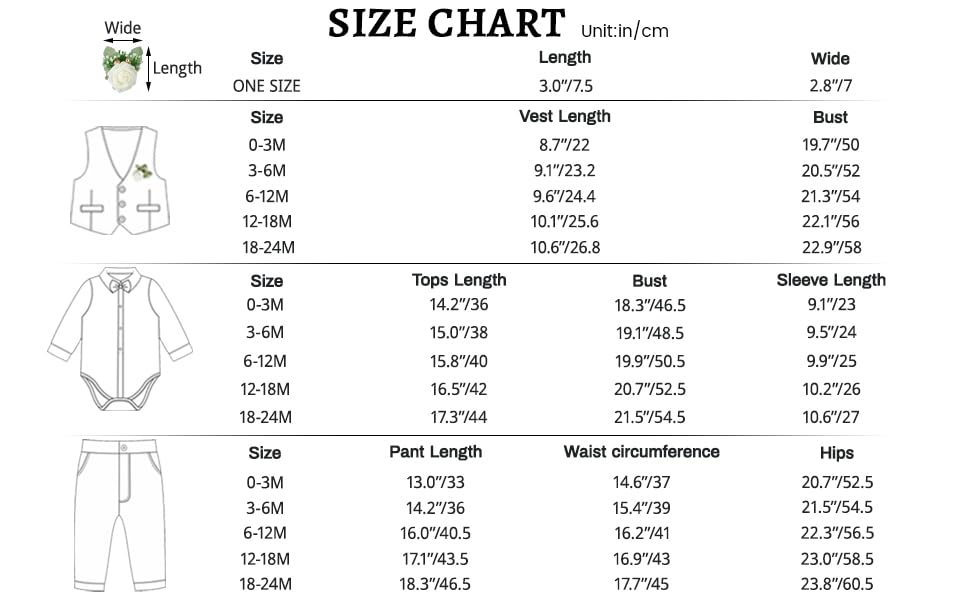 SANMIO Baby Boy Clothes Suits Infant Gentleman Outfit Collared Dress Shirt+Vest+Tie+Corsage+Pants 5Pcs Baby Suit Sets
