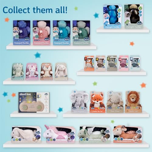 Cloud b Sound Machine with White Noise Soothing Sounds | Cuddly Stuffed Animal & Nomadic Nightlight | Record Parent Voice | Adjustable Settings & Auto-Shutoff | LoveLight™ Buddies - Drake The Dragon™