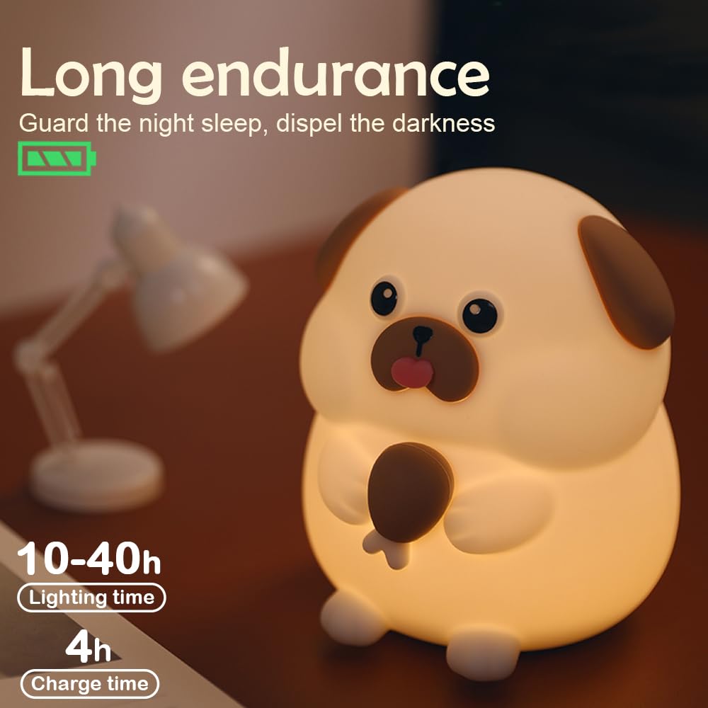 Cute Frog Night Light for Kids, Color Changeable Soft Silicone Sleeping Night Lamp for Nursery, Dimmable Timer Rechargeable Colorful Baby's Light Room Decor Children Gifts