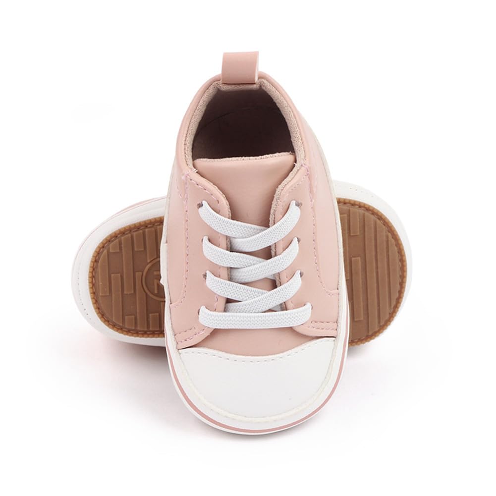 LONSOEN Baby Girls Boys Loafers Prewalker Dress Crib Shoes