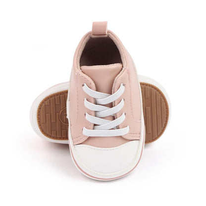 LONSOEN Baby Girls Boys Loafers Prewalker Dress Crib Shoes