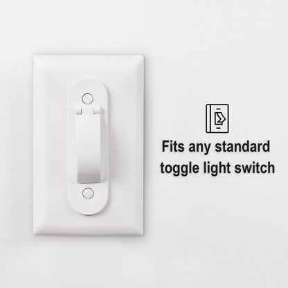 Wall Switch Guard, Child Proof Light Switch Cover Guard | Toggle Style | Light Switch Protection | Keep Toggle Switch in On or Off Position | 2 Pack, White