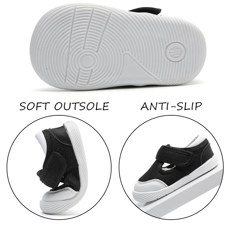 Baby Boys & Girls First Walking Shoes - Non-Slip, Breathable Infant Sneakers for 6-18 Months