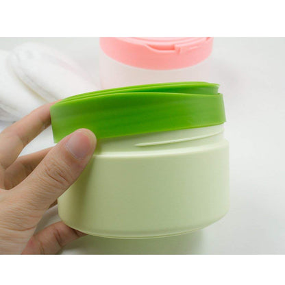 1Pcs Baby After-Bath Puff Box Body Talcum Powder Box Case Container Dispenser with Sifter and Powder Puff for Travel and Home Use(Green)