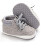 Meckior Toddler Baby Boys Girls High Tops Ankle Sneakers Soft Anti-Slip Sole PU Leather Moccasins Infant Newborn Prewalker First Walking Crib Shoes