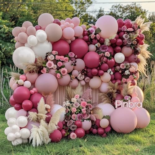 Dusty Blue Balloon Garland Double Stuffed Slate Pastel Blue White Sand Pearl Balloon Arch Kit for Baby Shower Birthday Bridal Shower Wedding Graduation Party Decorations
