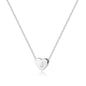 M MOOHAM Heart Initial Necklace Gifts for Girls Women, S925 Sterling Silver Tiny Letter Necklace Birthday Gift for Kids Teen Girl Jewelry