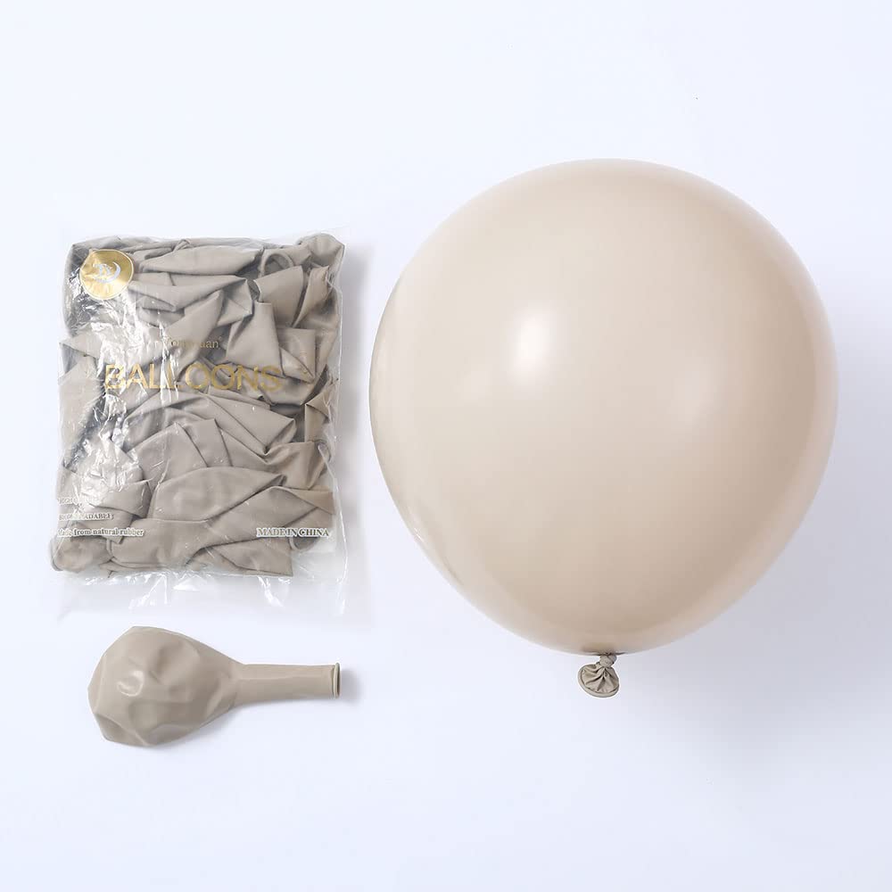 BALONAR 135Pcs Cow Boy Blue Balloons Arch Garland Kit with 18/10/5inch Sand White Coffee Cow Print Farm Animal Gold Balloons for Boy Birthday Party Baby Shower Birthday Supplies (Blue)