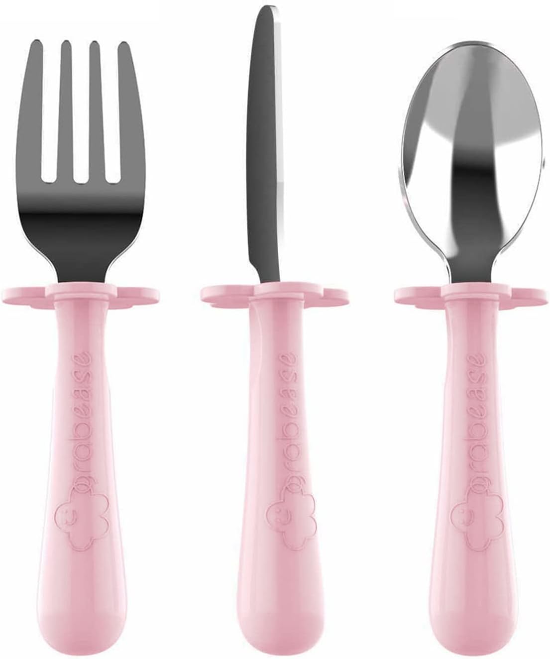 Grabease - 3-piece stainless steel ergonomic cutlery