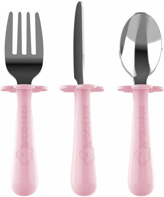 Grabease - 3-piece stainless steel ergonomic cutlery