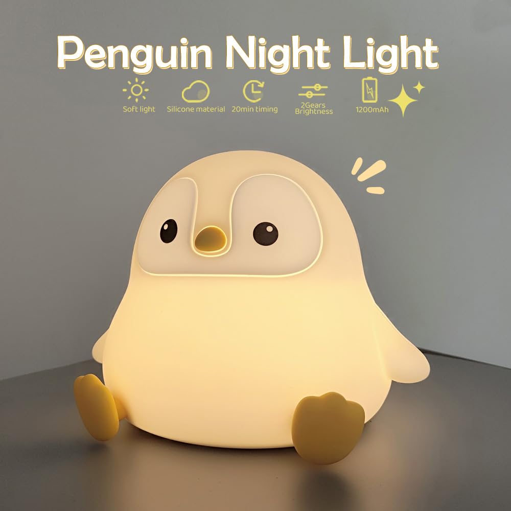 Cute Frog Night Light for Kids, Color Changeable Soft Silicone Sleeping Night Lamp for Nursery, Dimmable Timer Rechargeable Colorful Baby's Light Room Decor Children Gifts
