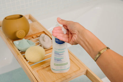 Mustela Stelatopia Eczema-Prone Skin Cleansing Gel - Baby Face & Body Wash with Natural Avocado & Sunflower Oil - Fragrance-Free & Tear Free - Various Sizes
