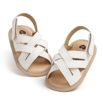 Baby Girl Sandals Summer Crib Shoes Bowknot Soft Sole Infant Girls Princess Dress Flats First Walker Shoes