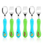 Lehoo Castle Kids Utensils, 6pcs Silverware Set, Safe Stainless Steel Toddler Fork and Spoon, Includes 3 Spoons and 3 Forks (Pink)