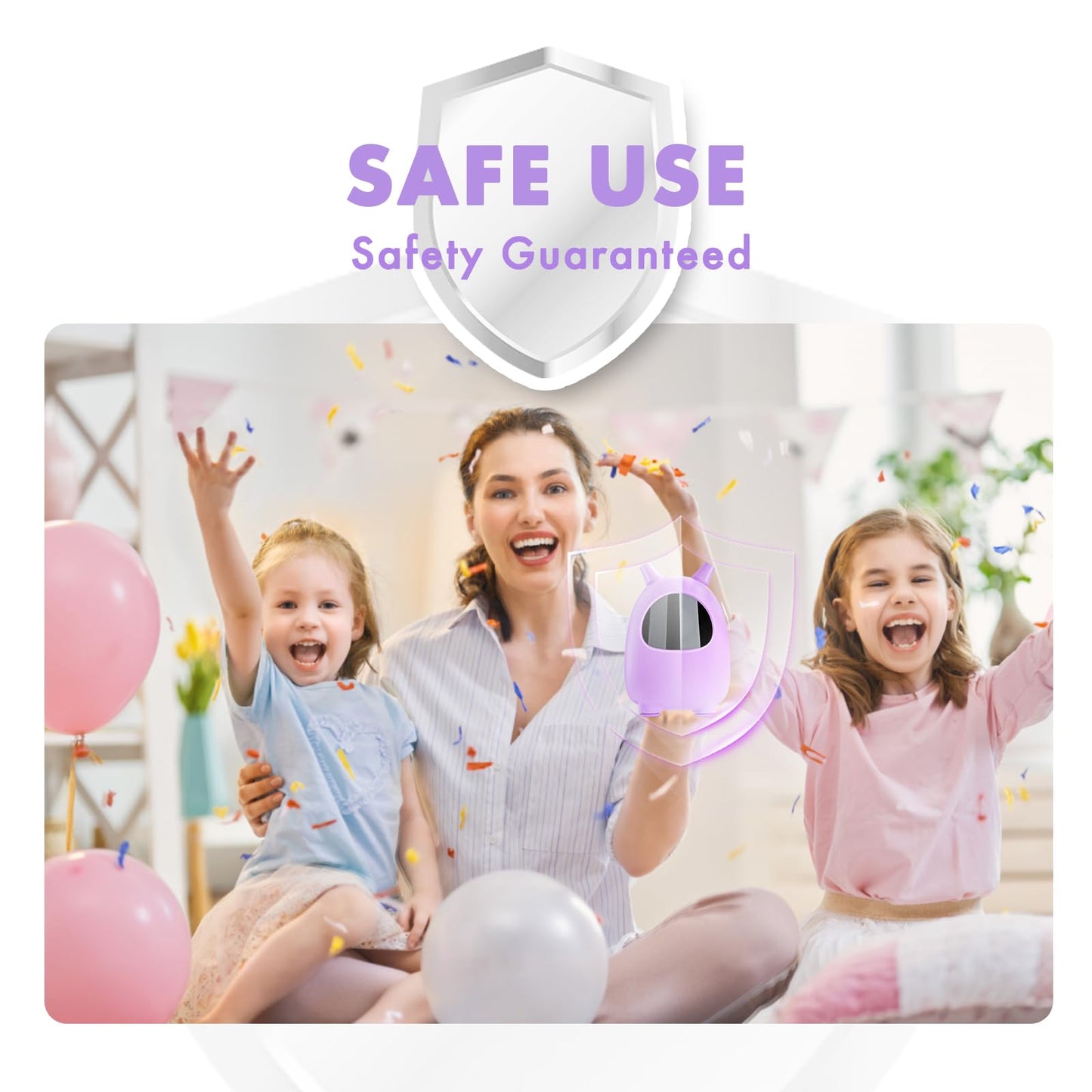Balloon Pump Electric, SPLAKS Balloons Inflator Air Pump Portable Balloon Blower for Garland Arch, Party Decoration