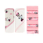 Disney Hooded Baby Towel and Baby Washcloths | Nursery Character Baby Towels and Washcloths | 2 Baby Bath Towels and 8 Washcloths for Baby Girls or Boys