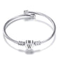 VQYSKO Gold Bracelets for Girls-A to Z Stainless Steel Heart Initial Girl Jewellery, Birthday Gifts for Girls