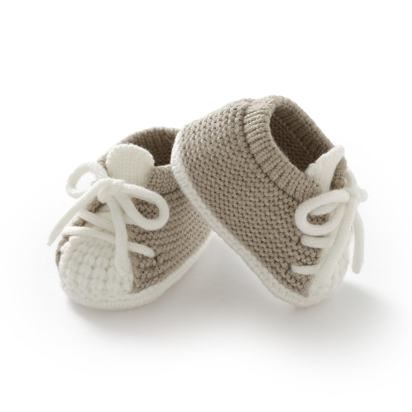 DovFanny Baby Booties Newborn Baby First Shoes Cozy Warm Knit Soft Booties for Toddler Infant Boy Girl