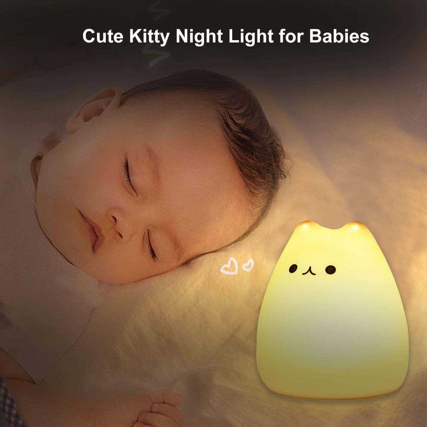 ZKLiLi Shark Night Light for Kids, Shark Lights for Boys & Girls - Christmas Gifts, Kids & Teens Room Decor, Silicone Animal Night Lamp Gift