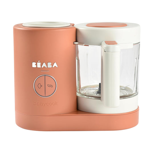 BEABA Babycook Neo Baby Food Maker | Non-Toxic Glass & Stainless Steel | Trusted by Celebrity Moms | Sustainable Baby Food Processor | Global Leader| 34 Servings in 20 Mins