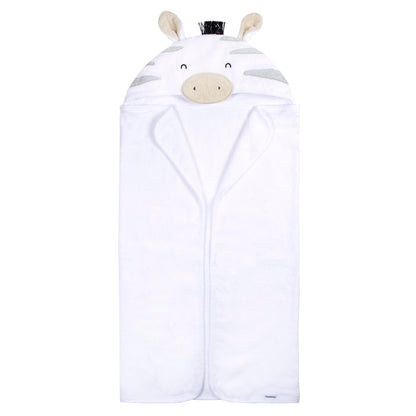 Gerber Baby 4 Piece Animal Character Hooded Towel and Washcloth Set, Brown Lion, One Size