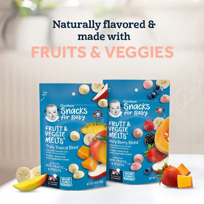Gerber Baby Snacks Yogurt Melts, Strawberry, 1 Ounce (Pack of 7)