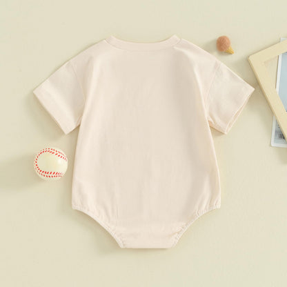 Newborn Infant Baby Boy Summer Outfit Mamas Boy Baby Clothes Boy Oversized Romper Shirts Short Sleeve Onesie