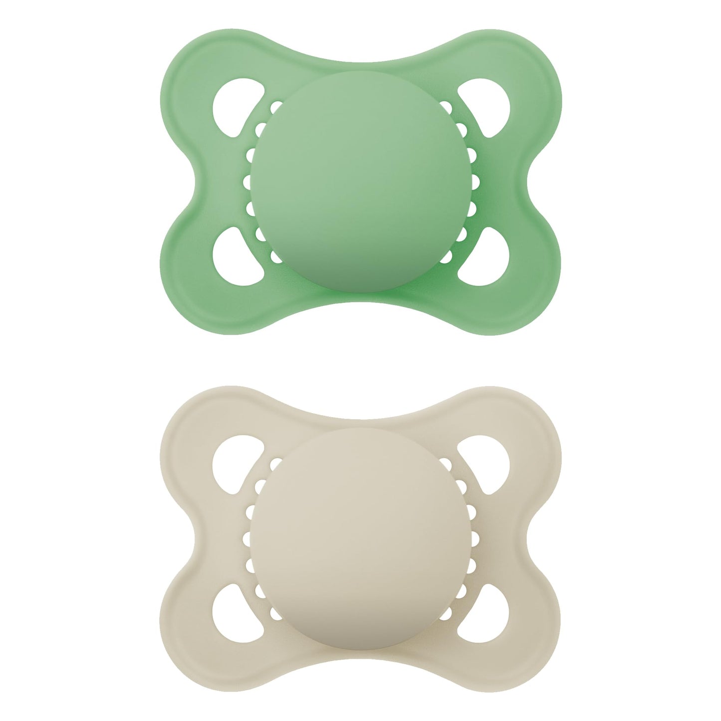 MAM Original Matte Baby Pacifiers, Binky for Boys 0-6 Months, BPA-Free Silicone Nipple, Easy to Clean, Best for Newborn Babies, Developed with Medical Experts, 2 Count Binkies with Sterilizer Case