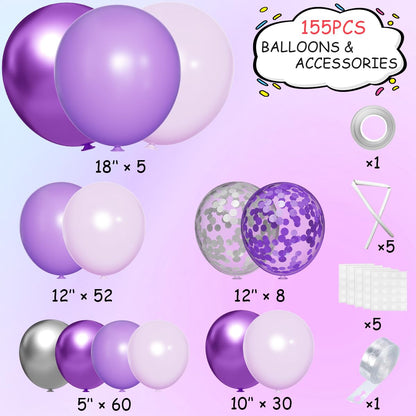155Pcs Sage Green Arch Kit with Pea Green White Gold Balloons for Baby Shower Bridal Shower Birthday Engagement Wedding Wild One Party Decorations