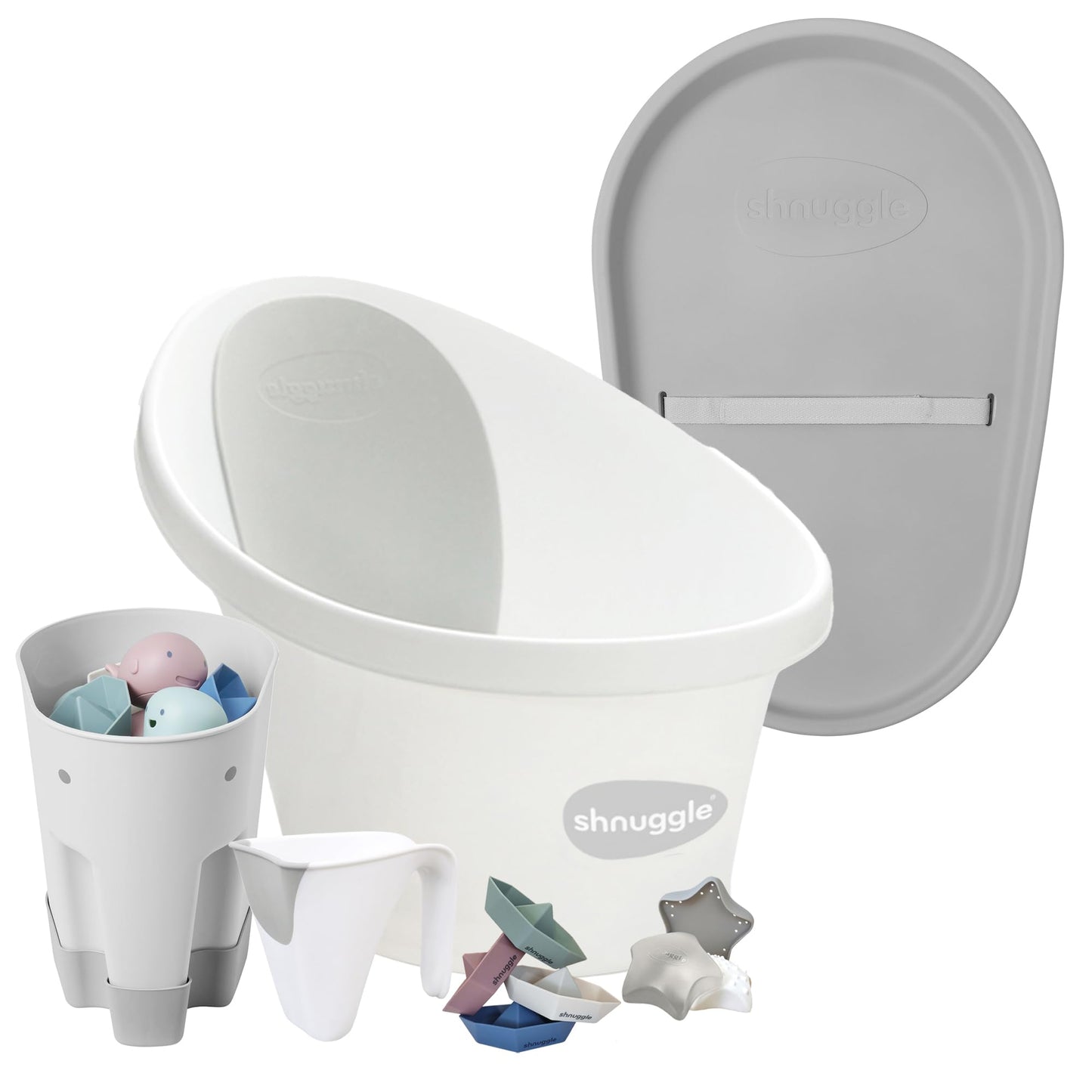 Newborn Baby Bath | Built in Support Bump and Soft Backrest | Suitable from Newborn | Bath Seat Support Includes Plug | Blossom Pink