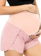 POSHGLAM Women‘s Maternity Shorts Over Belly Workout Running Casual Summer Pregnancy Shorts