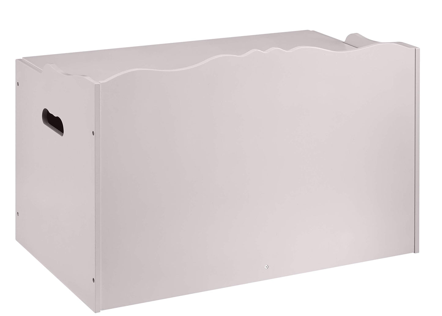 Amazon Basics Kids Toy Box, Wooden Organizer Storage Chest, Pink, 30" x 18" x 19"