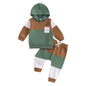 Infant Baby Boy Fall Winter Clothes Outfits Hooded Long Sweatshirt Pants Set Toddler Clothes 6 12 18 24 Months 2T