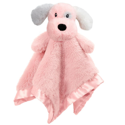 Bear Security Blanket Soft Baby Lovey Fluffy Blanket Unisex Lovie Snuggle Toy Baby Bear Stuffed Gift for Newborn, Boys and Girls, 13.5 Inch