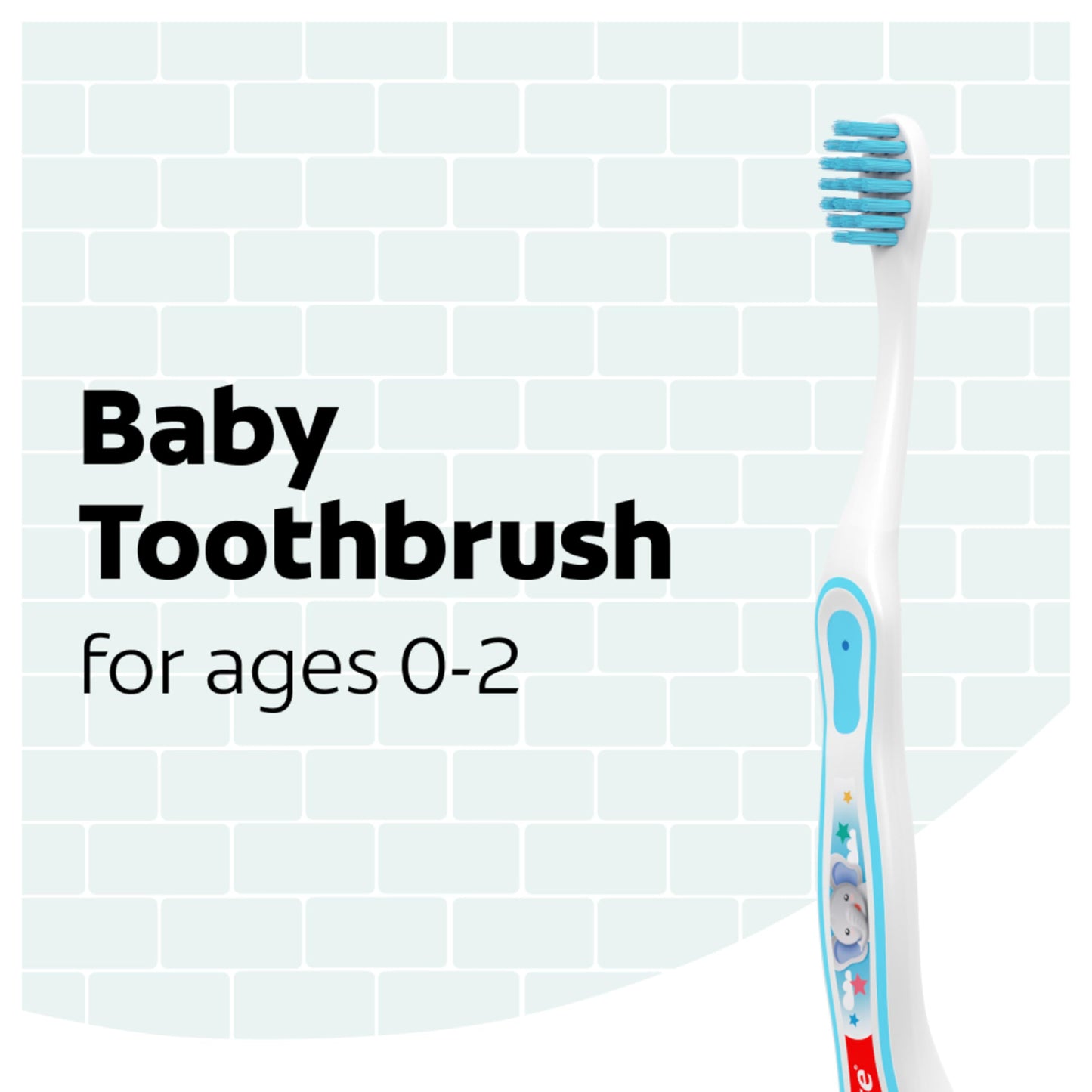 Colgate Baby Training Toothpaste and Toothbrush Kit, Mild Fruit Flavor Set for Ages 3-24 Months