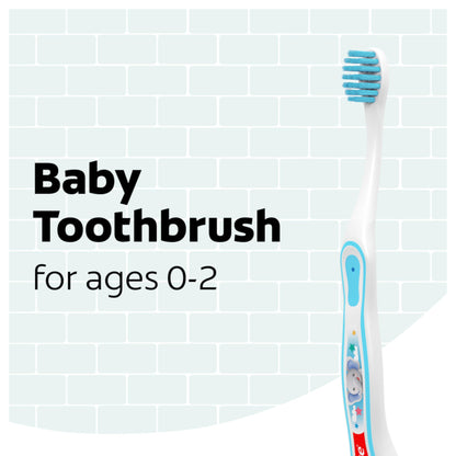 Colgate Baby Training Toothpaste and Toothbrush Kit, Mild Fruit Flavor Set for Ages 3-24 Months