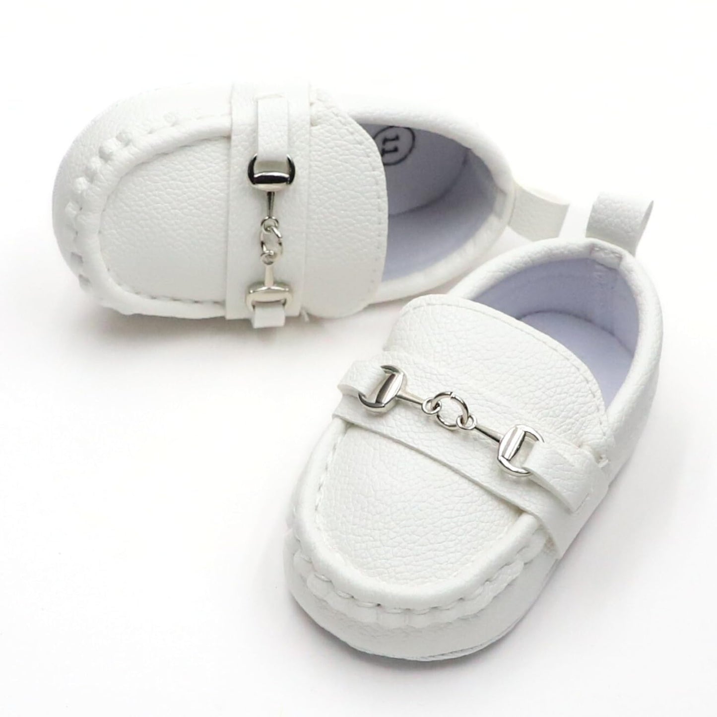 First Walking Shoes for Baby Boys Delightful Solid Color Slip-On Loafers, Lightweight, Non-Slip Flat