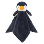 Baby Gray Penguin Soft Stuffed Animal Security Blanket, Plush Penguin Character Lovey Blanket, Baby Shower/Nursery Gift, Newborn Infant Toddler Snuggle Blankie for Girls Boys, 14 Inches