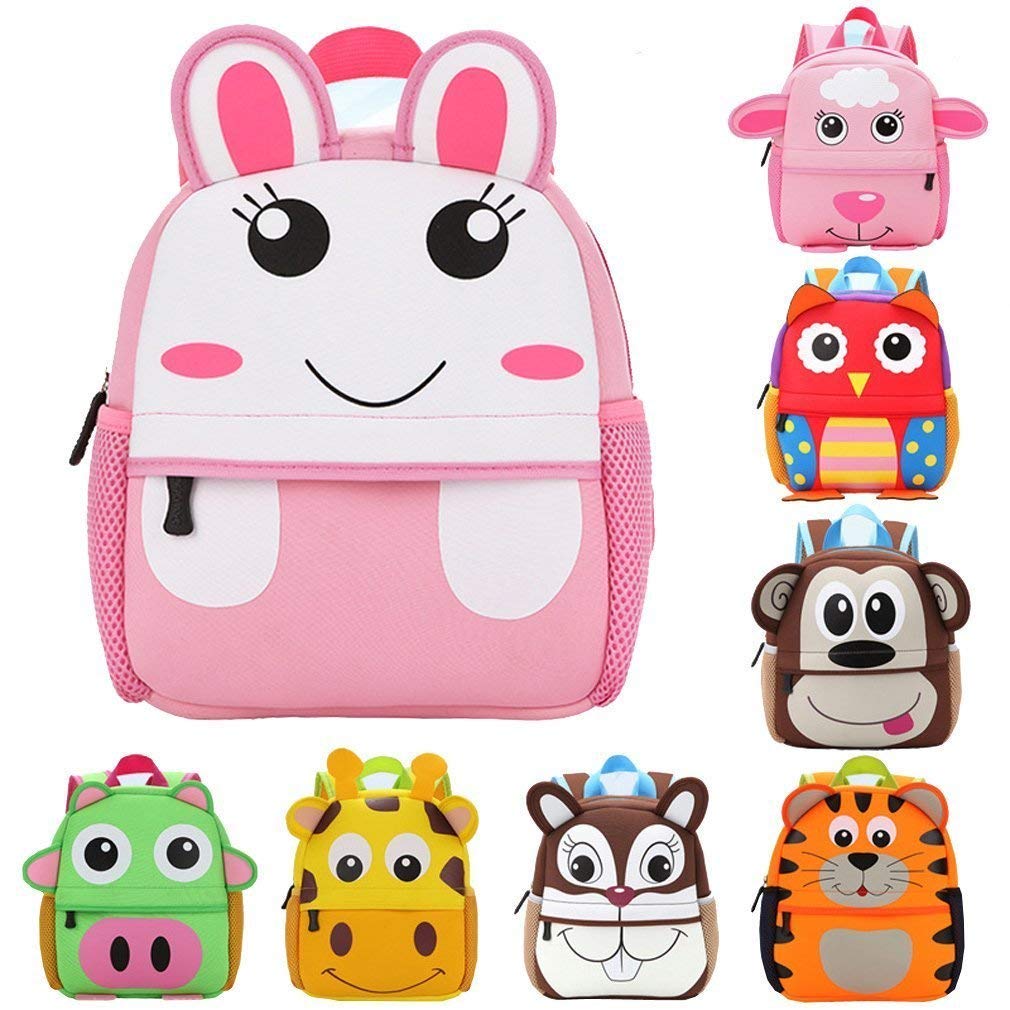 Geanmoki Kid Backpack, Baby Boys Girls Toddler Pre School Backpack Children Backpacks Bags