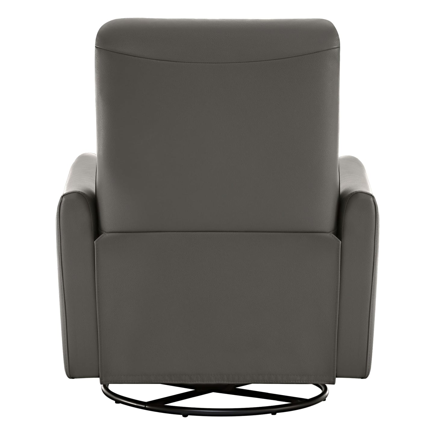 CHITA Power Recliner Chair Swivel Glider, FSC Certified Upholstered Living Room Nursery Reclining Sofa Chair with Lumbar Support, Linen