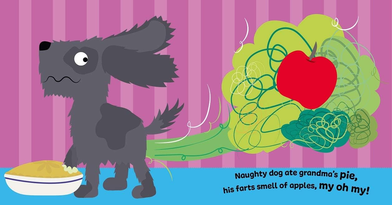 Buddy & Barney: Scratch & Sniff Book: My Family Fart Book - Rhyming Board Book, Lift The Flap, 6 Real Smells, Funny Reading, Toddlers & Kids Ages 2+