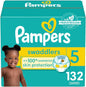 Pampers Baby Diapers - Swaddlers - Size 1, 198 Count, Ultra Absorbent Disposable Infant Diaper