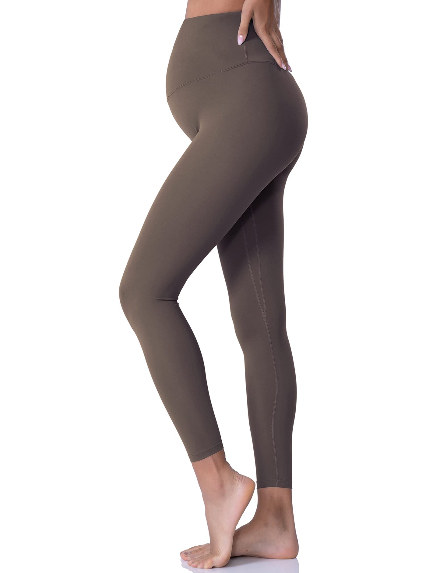 POSHDIVAH Women's Maternity Leggings Over The Belly Pregnancy Yoga Pants Active Wear Workout Leggings